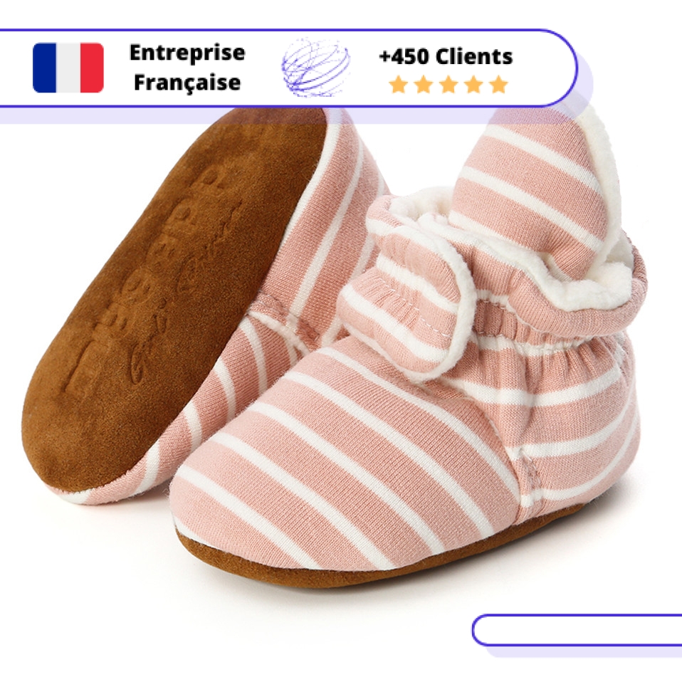 Chaussons souples cuir, simili cuir, chausson bébé, chausson garçon,  chausson fille, chausson enfant, chausson personnalisé, licorne -   France